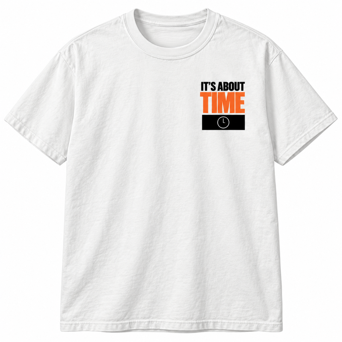 It's About Time Exhibition Tee- White