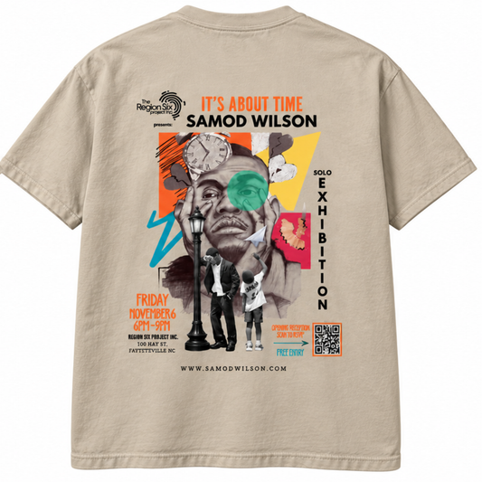 It's About Time Exhibition Tee- Canvas Tan