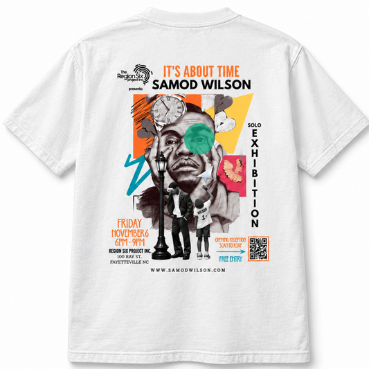 It's About Time Exhibition Tee- White